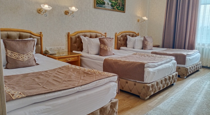 Трехместный номер (с тремя раздельными кроватями)